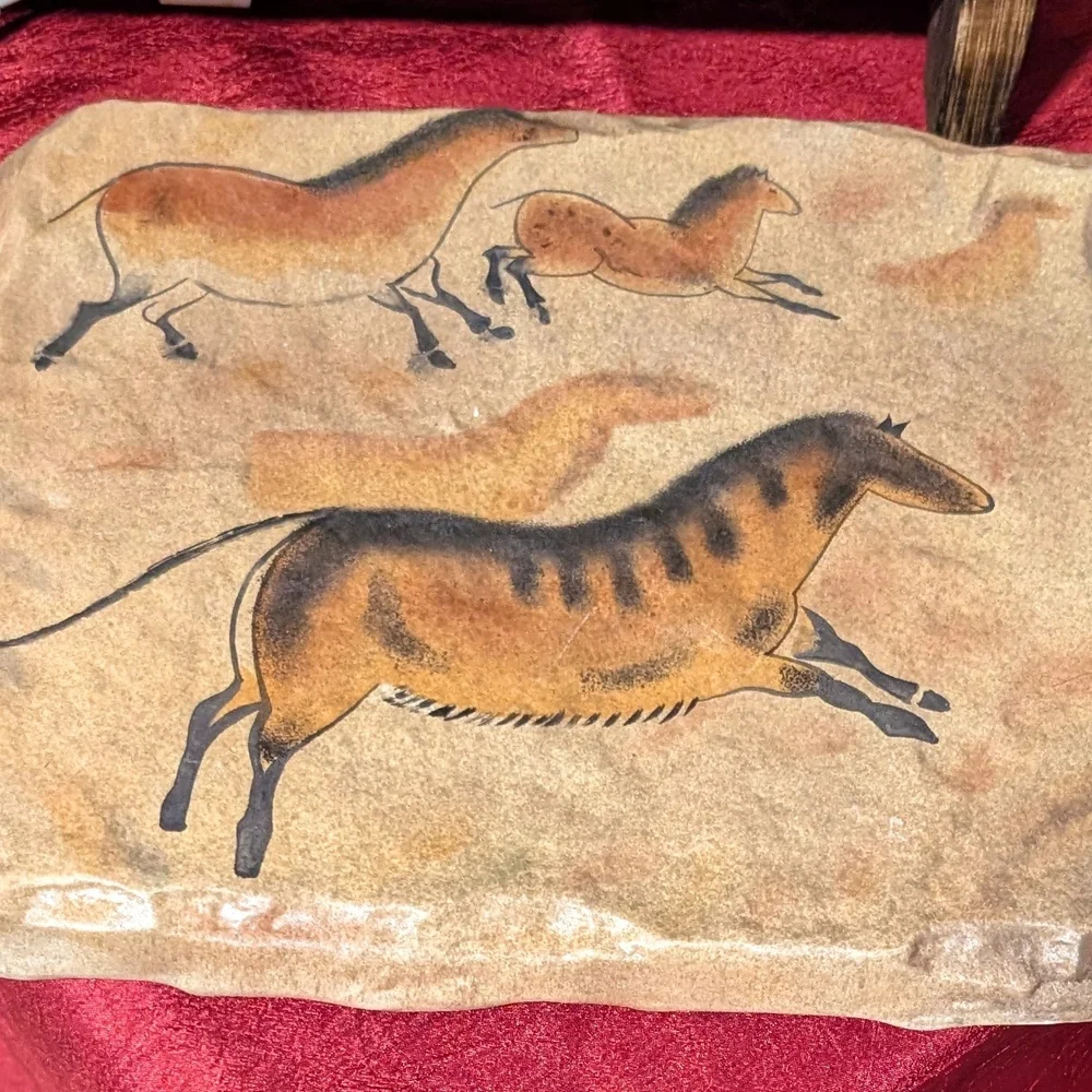 Bradford Exchange  Southwest Native Horse & Buffalo Serveware Dishes